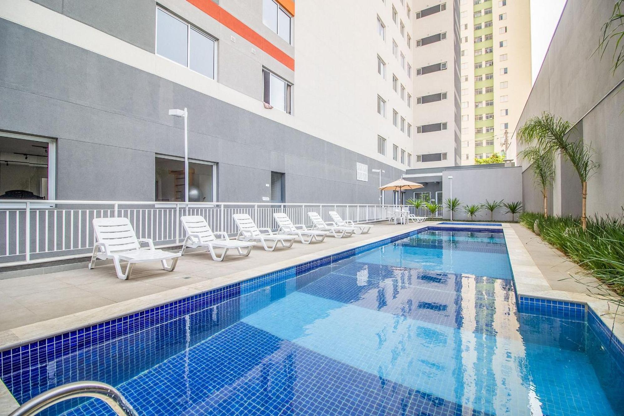 Charmoso Studio No Bras Com Piscina - Metro Bras São Paulo Eksteriør bilde